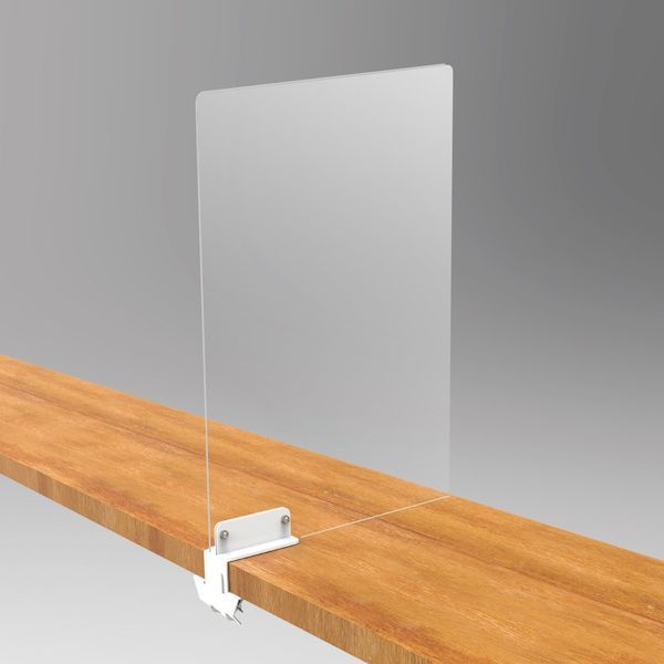 【新品・7営業日以内発送】ナカバヤシ PTS-CT4560CR カウンターパーティション D450mm／クリア PTSCT4560CR【沖縄離島販売不可】