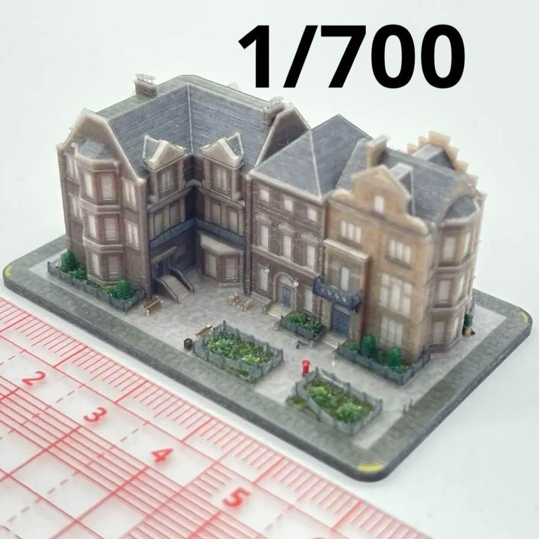 1/700 豪邸 お城 建物 フィギュア KT-001 住宅模型 1/64より小