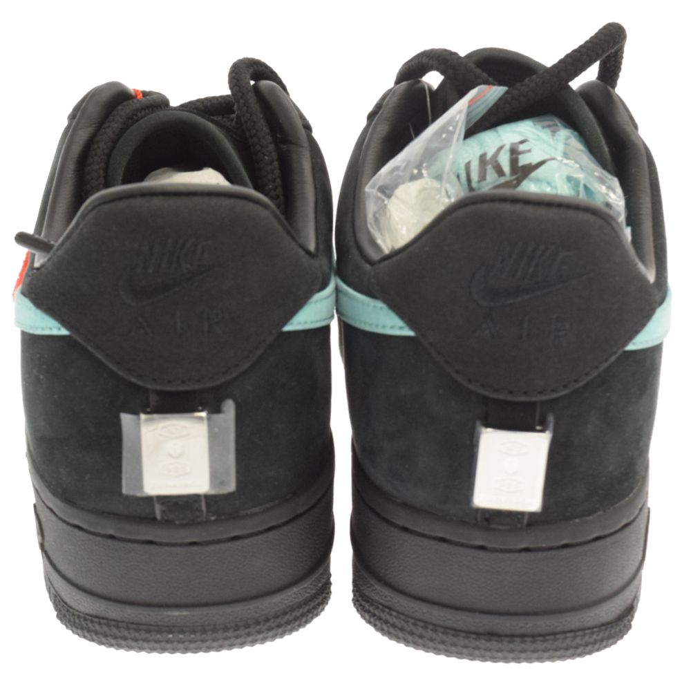 NIKE (ナイキ) ×TIFFANY&CO AIR FORCE 1 LOW 1837 BLACK ティファニー エアフォースワン ブラック  ローカットスニーカー US8 26cm DZ1382-001 - メルカリ