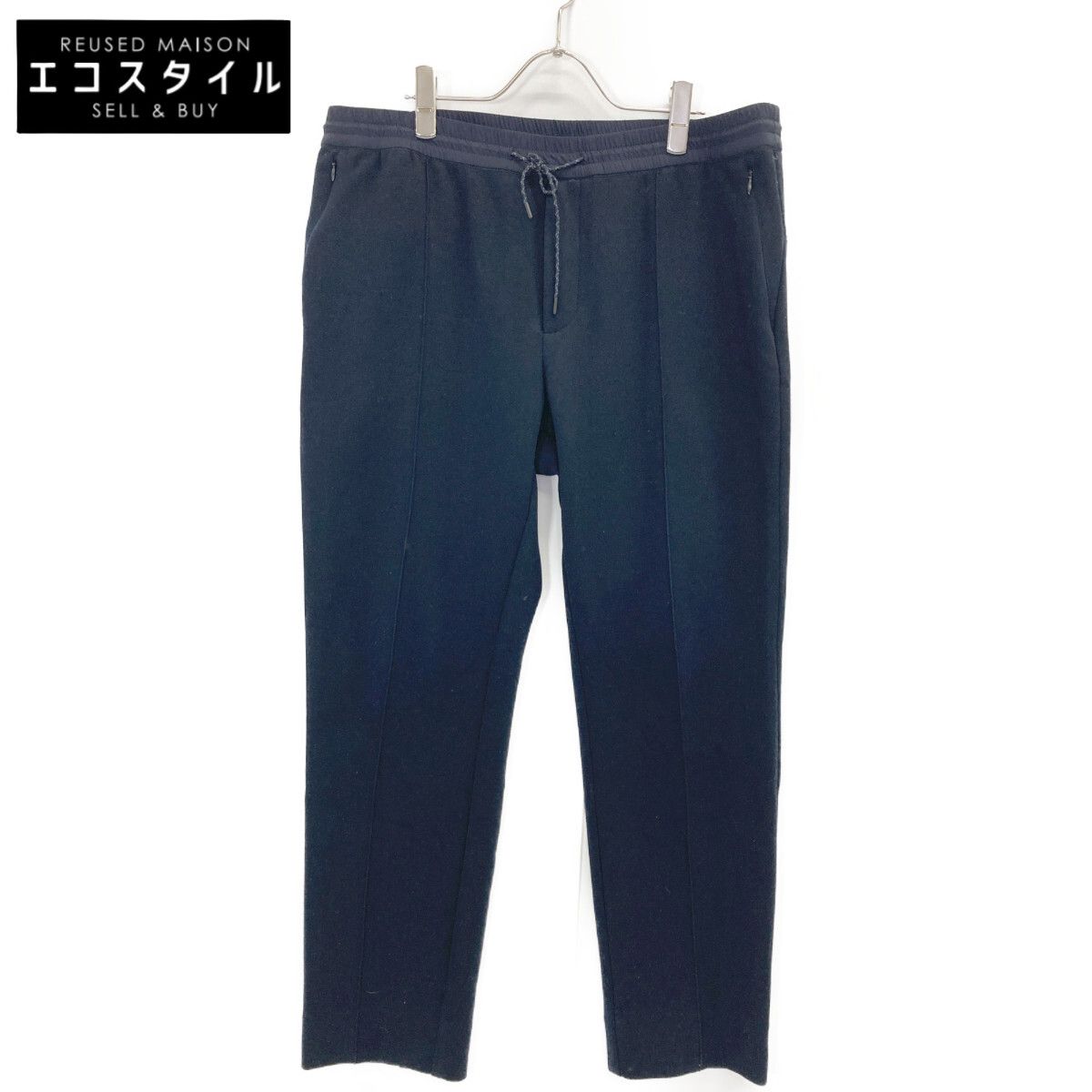 GIORGIO ARMANI ジョルジオアルマーニ 3HSP52 ﾈｲﾋﾞｰ ﾍﾞﾙﾍﾞｯﾄ ﾜｲﾄﾞﾄﾗｳｻﾞｰ XL