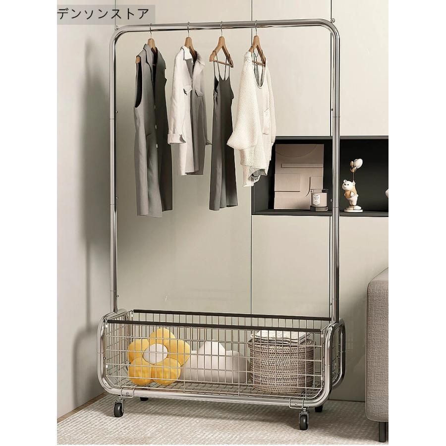 山善 突っ張りハンガーラック 衣類収納 幅120-210cm 耐荷重 45kg  