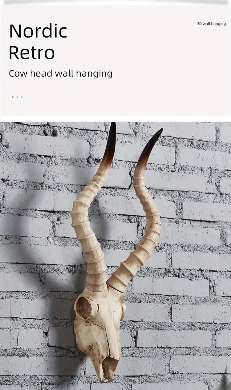 ハンティングトロフィー オブジェ アートインテリア 壁掛け