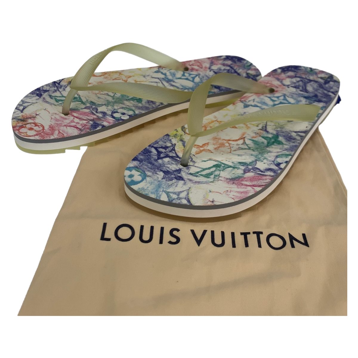美品✨ ルイヴィトン メンズ ビーチサンダル 29cm相当 Louis Vuitton ルイ・ヴィトン メンズ サンダル 美品 29cm - メルカリ