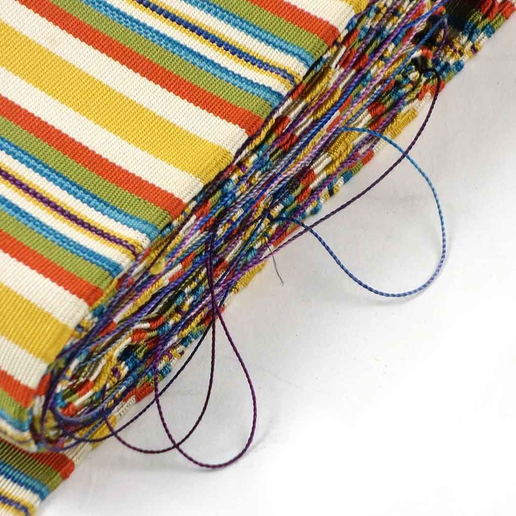 名古屋帯 アンティーク 刺繍入り 縞に扇子や桜紋様 エンジ色ｘ多色 お太鼓柄 昔名古屋帯 絹 昔帯 名古屋帯仕立て 大正ロマン  長さ345cm 【キモノオフ野々市若松店】 名古屋帯 345cm アンティーク 名古屋帯 アンティーク 刺繍入り 縞に