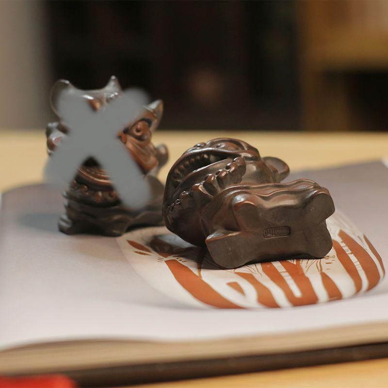 陶泥 茶道具 茶寵 醒獅 蓋置 装飾品 工芸品 置物 陶泥 茶道具 茶寵 醒獅 蓋置 装飾品 工芸品 置物 - メルカリ