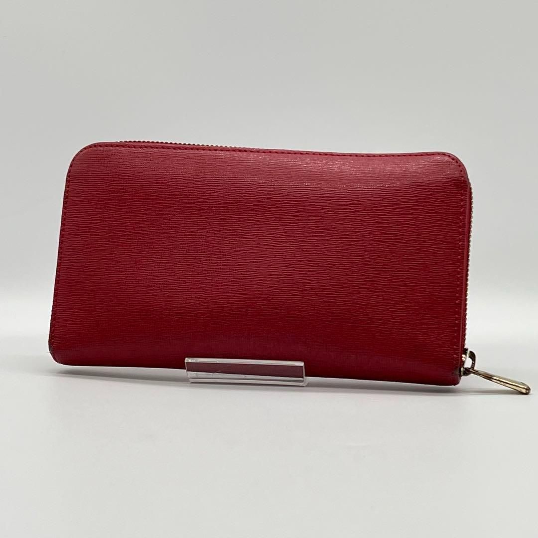 FURLA レッド 長財布 美品 未使用に近い 美品】FURLA フルラ 長財布