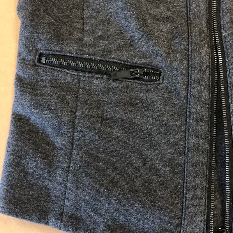 アルマーニジーンズ ARMANI JEANS ベスト ダブルジップ ロゴボタン