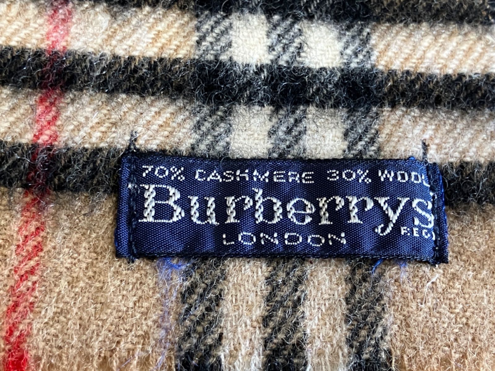 ☆Burberry マフラー カシミア70 ウール30 - メルカリ