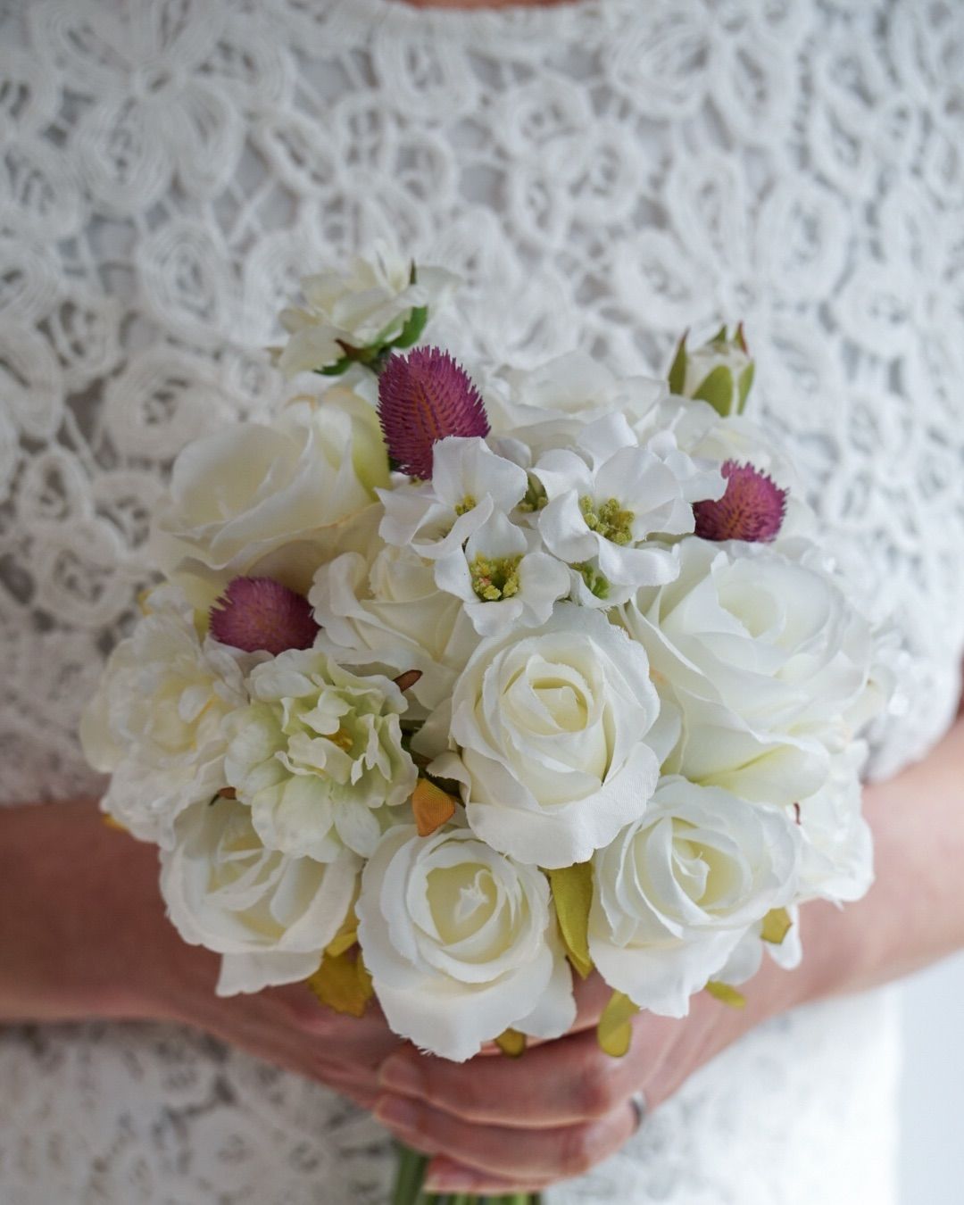 アーティフィシャルフラワー ＊ ウェディングブーケ 韓国 バレリーナ