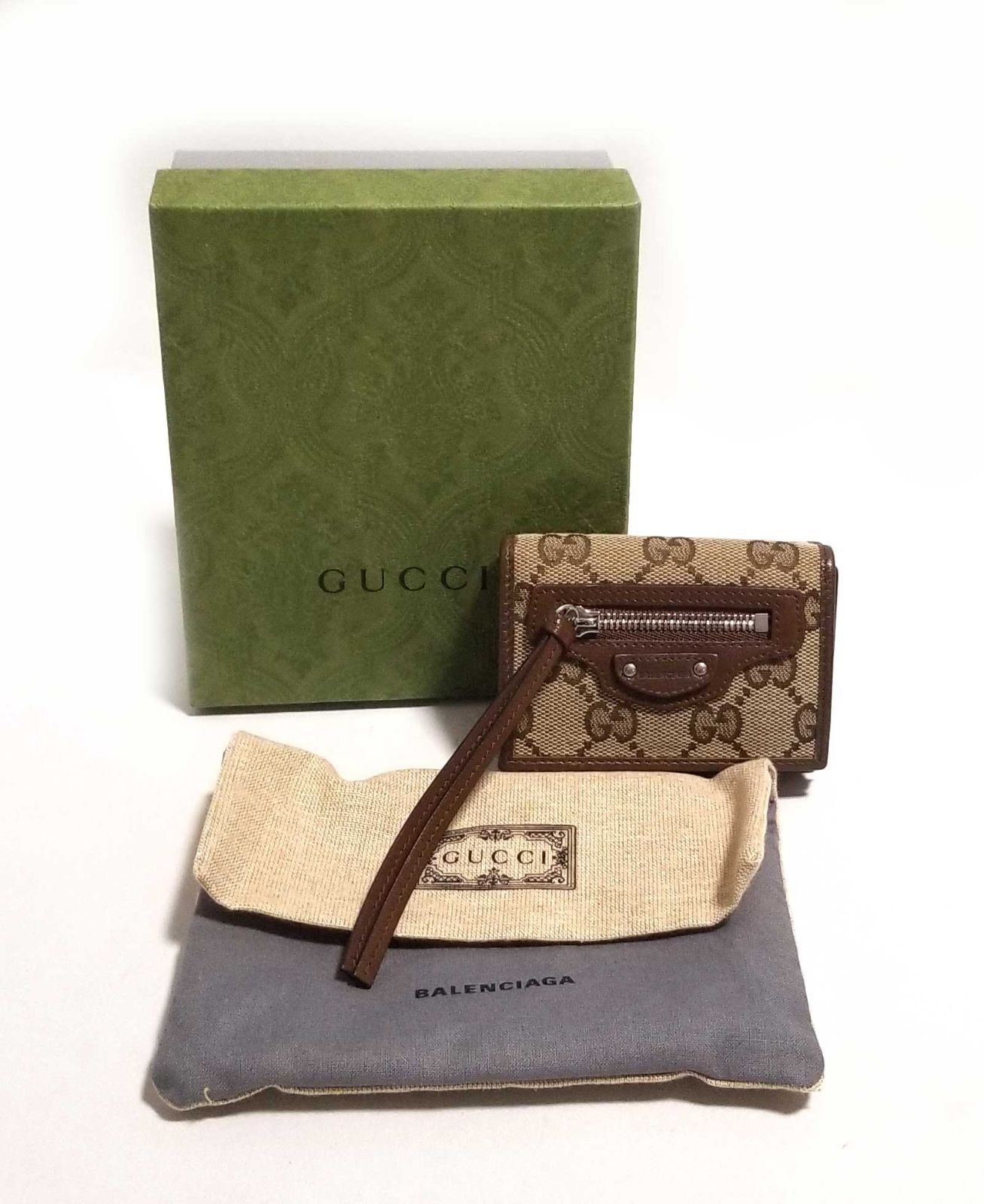 新品同様 グッチ GUCCI ネオ クラシック コンパクト ウォレット 三