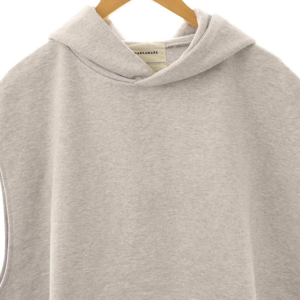 マーカウェア MARKA WARE 23SS NO-SLEEVE HUGE PARKA ノースリーブパーカー スウェット 1 ライトグレー |DO OS WHITEMONARCHHOTEL_COM