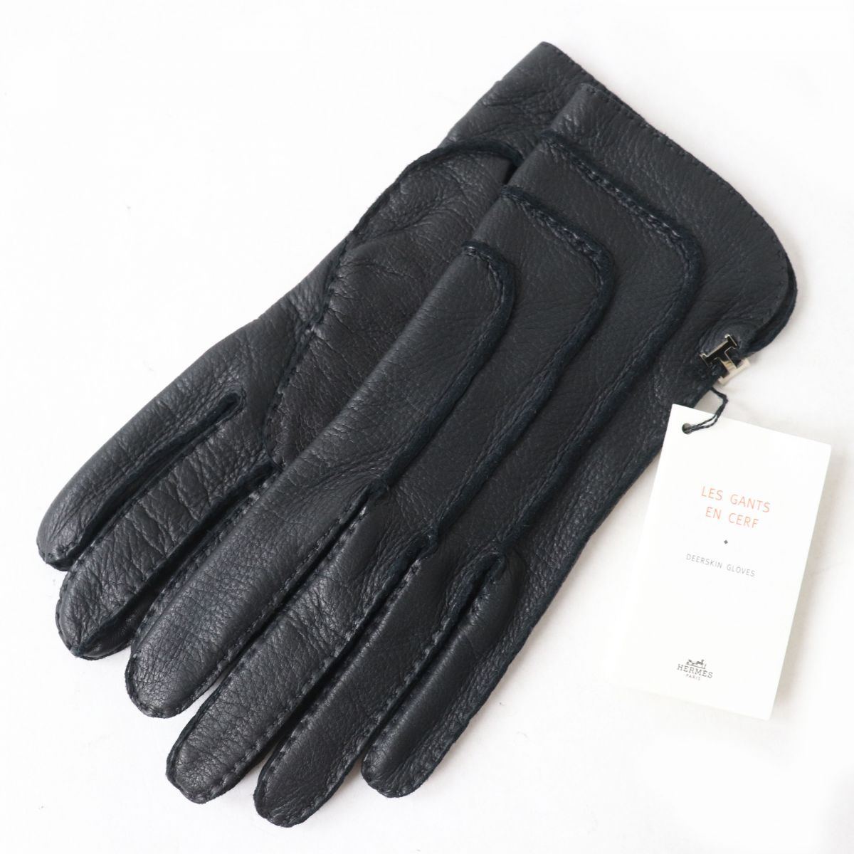 新品未使用 エルメス HERMES 手袋 lES GANTS EN ゆえ CERF
