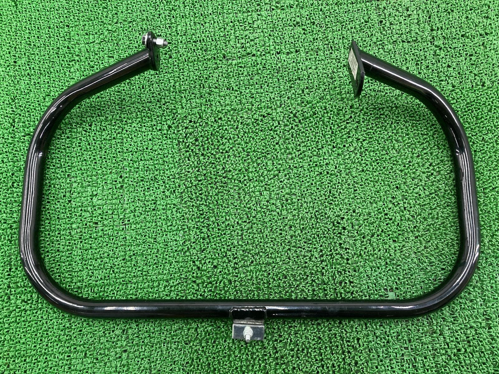 ソフテイル エンジンガード 黒 社外 中古 バイク 部品 86-99年モデル
