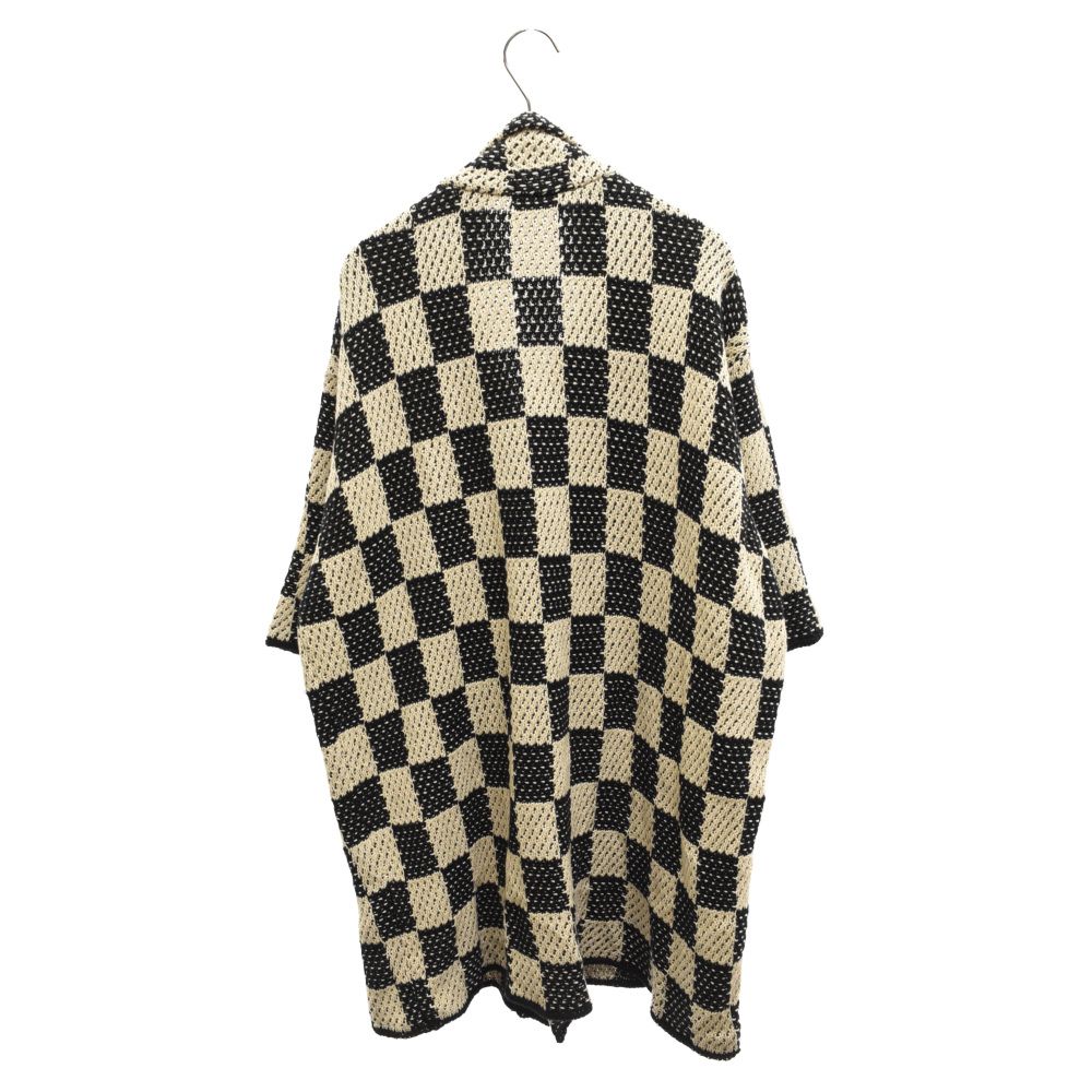 ASKYURSELF (アスクユアセルフ) 23SS Checkered Crochet Shirt  