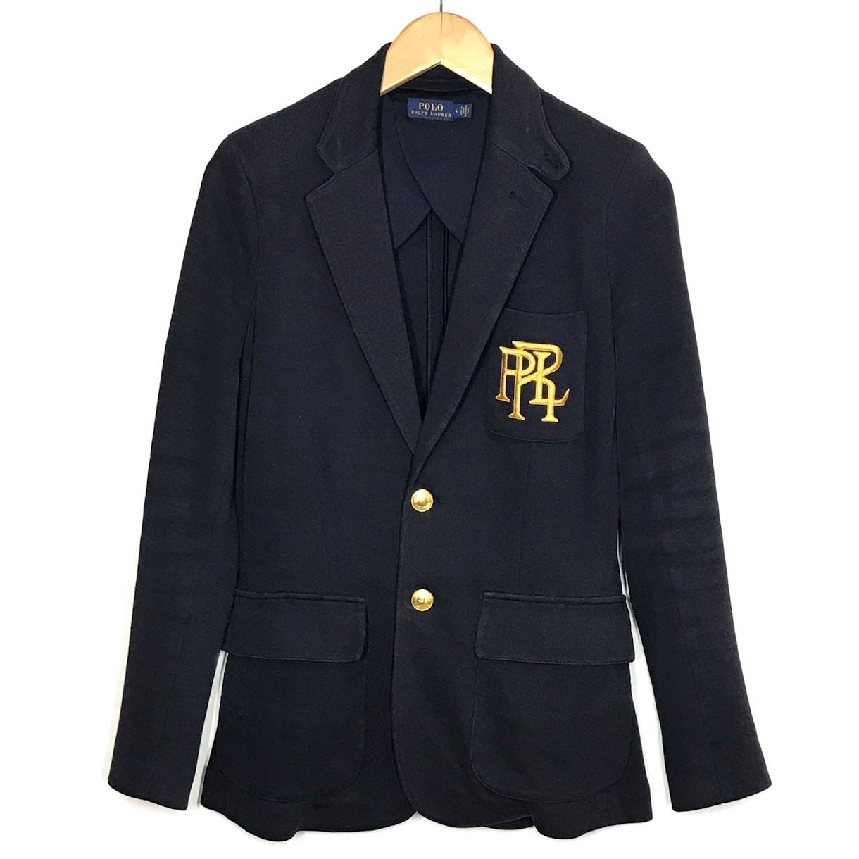 倉吉店 POLO RALPH LAUREN | ポロ ラルフローレン テーラードジャケット ロゴ刺繍 211645540 ネイビー サイズ 4 112