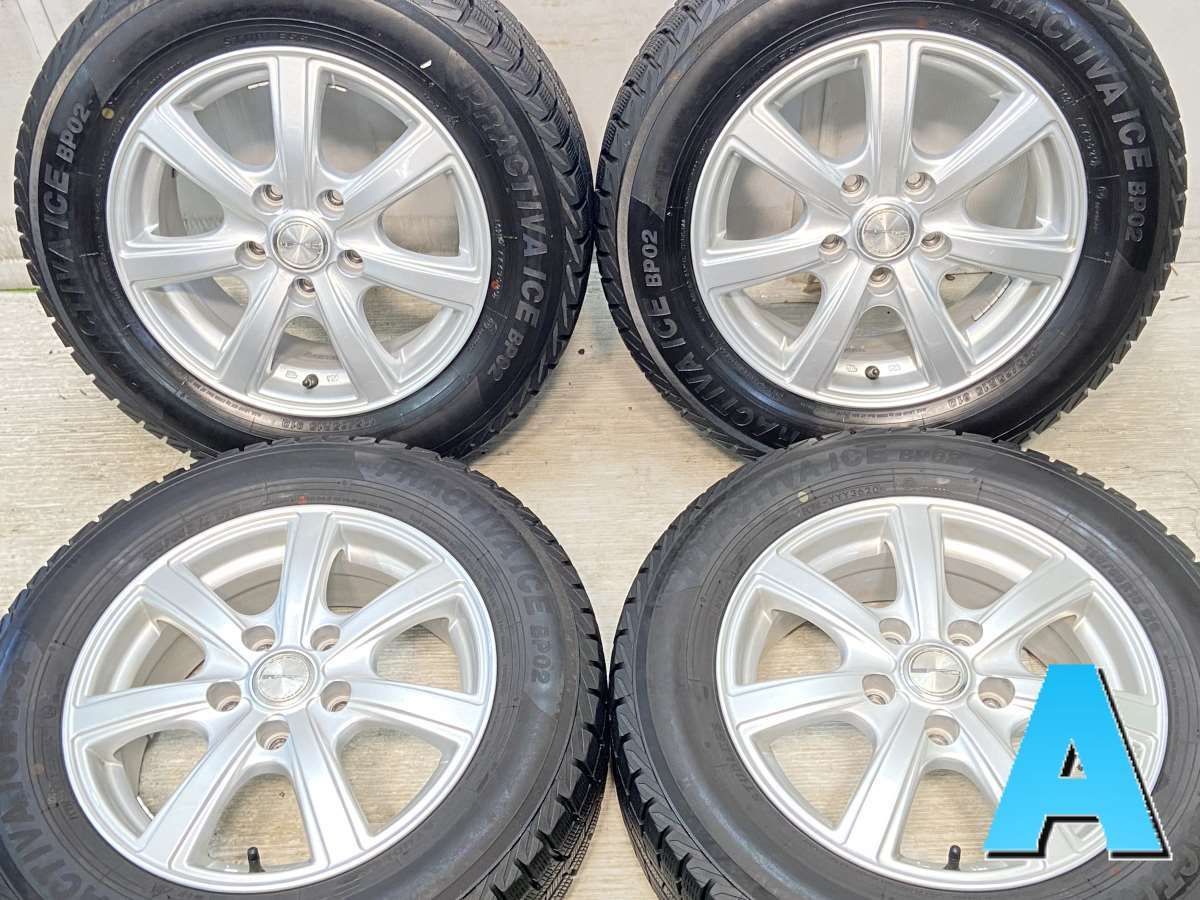 195/65R15 イエローハット PRACTIVA ICE BP02 PRD 15x6.0 43 114.3-5穴 中古タイヤ スタッドレスタイヤ  ホイールセット 4本セット w15240903901 - メルカリ