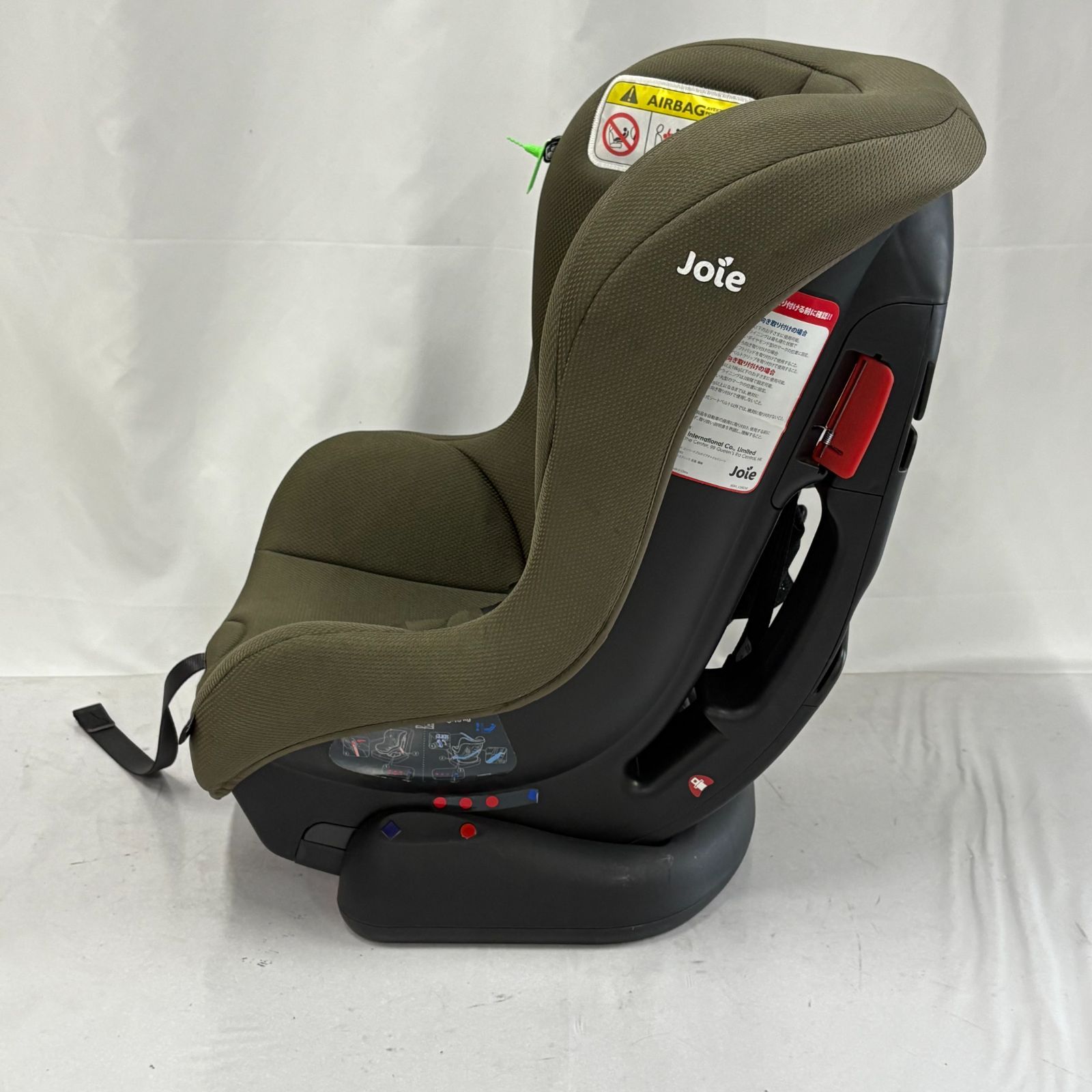 美品　joie tilt チルト 人気チャイルドシート 限定色 リーフグリーン 美品 JoieチャイルドシートTilt オリーブグリーン 緑 グリーン