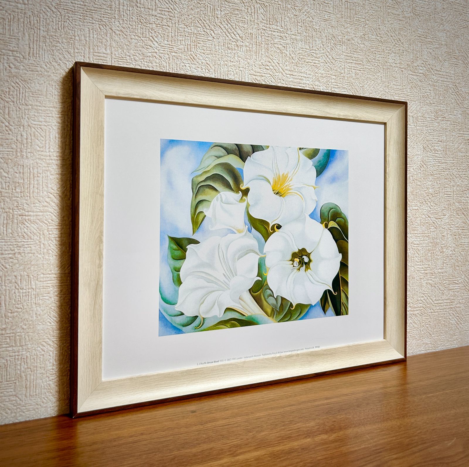 新品☆額縁付アートポスター☆ジョージア・オキーフ☆O'Keeffe