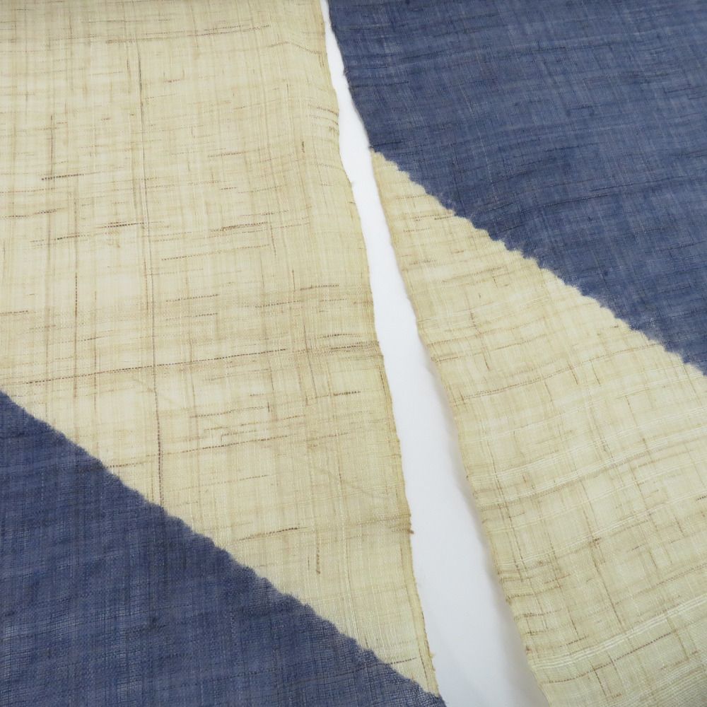和小物 麻100％ のれん 麻暖簾 三角柄 紫×生成 85×150cm 和装小物 長さ150cm 和小物 麻100％ のれん 麻暖簾 三角柄 紫×生成 85×150cm