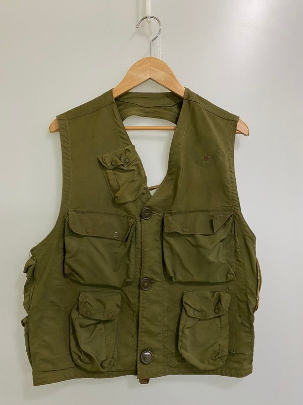 U.S.ARMY AIR FORCE 40 s TYPE-C-1 アメリカ陸軍航空軍 ラジオベスト トップス 146-250613-yn-28-min
