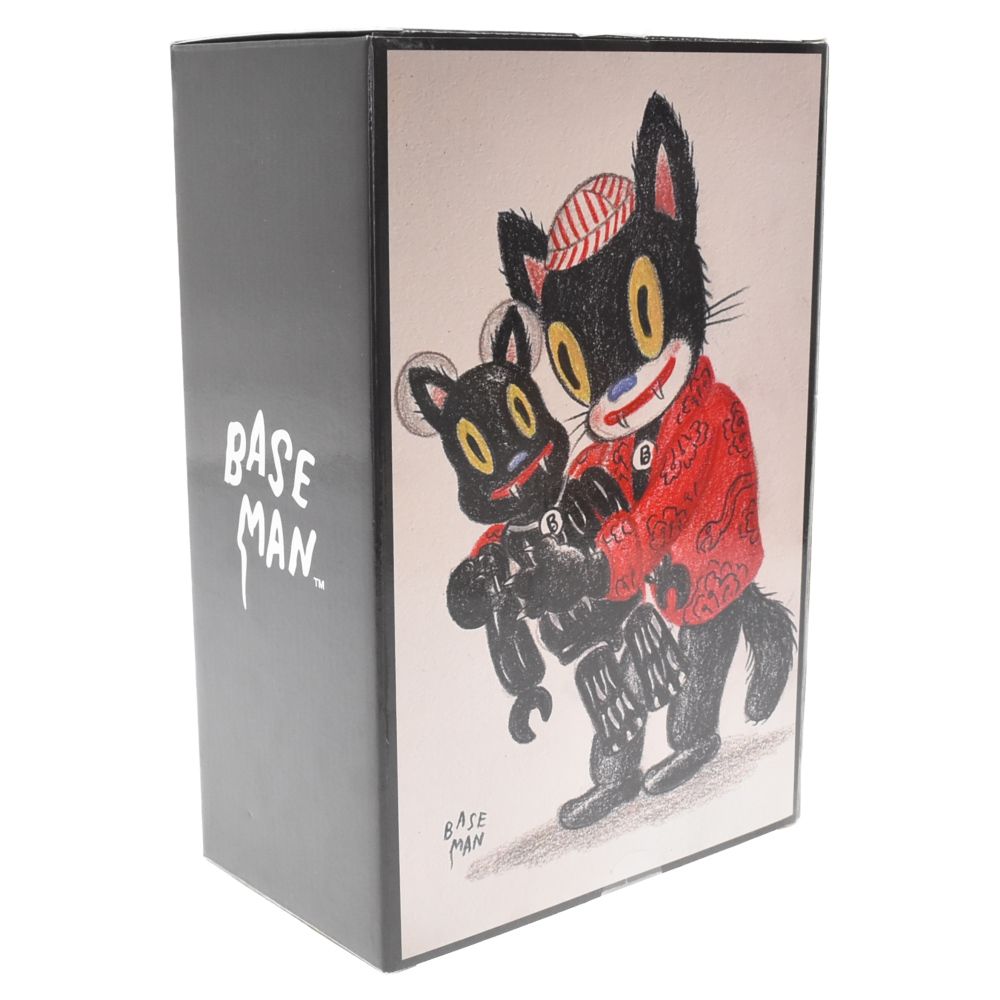 MEDICOM TOY (メディコムトイ) BE@RBRICK Gary Baseman Blackie the Cat 2G Exclusive  ベアブリック ゲーリーベースマン ブラッキーザキャット 400%/100% フィギュア 人形 ブラック