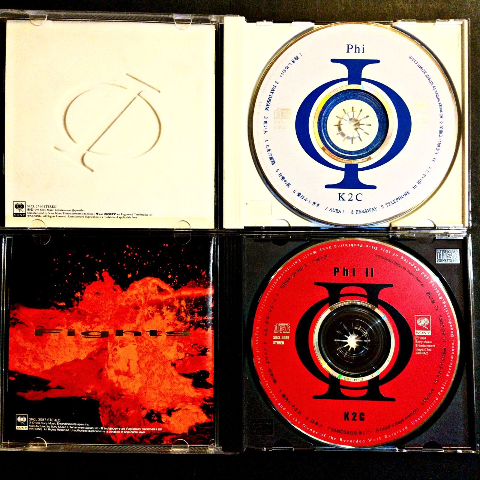 米米CLUB アルバム2セット🟦「Phi」 🟥「Phi Ⅱ」 - メルカリ