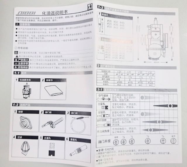 業販ENYA】 NIBBI PE28 PRO キャブレター BLACK【国内在庫・即発送