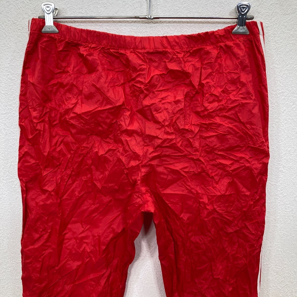 adidas ジャージパンツ L レッド アディダス イージーパンツ
