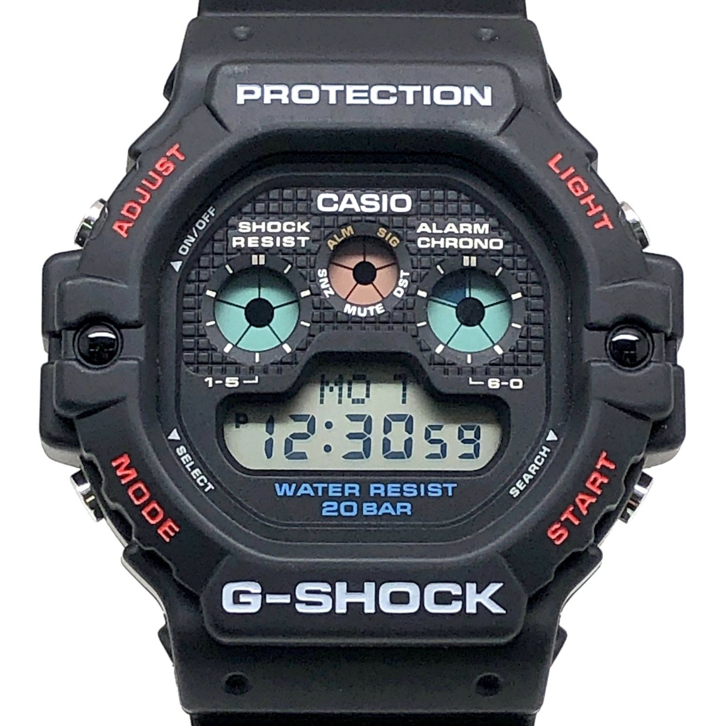 G-SHOCK ジーショック DW-5900-1 初代3つ目 復刻モデル デジタルグラフィック搭載 原点回帰 DW-5900C再現 2018年11月発売