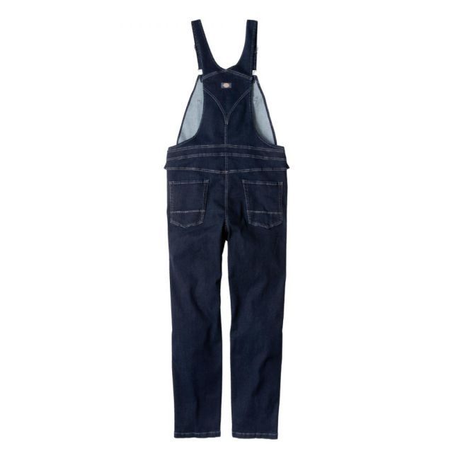 Dickies ストレッチ シルキーデニム オーバーオール インディゴ XXL D