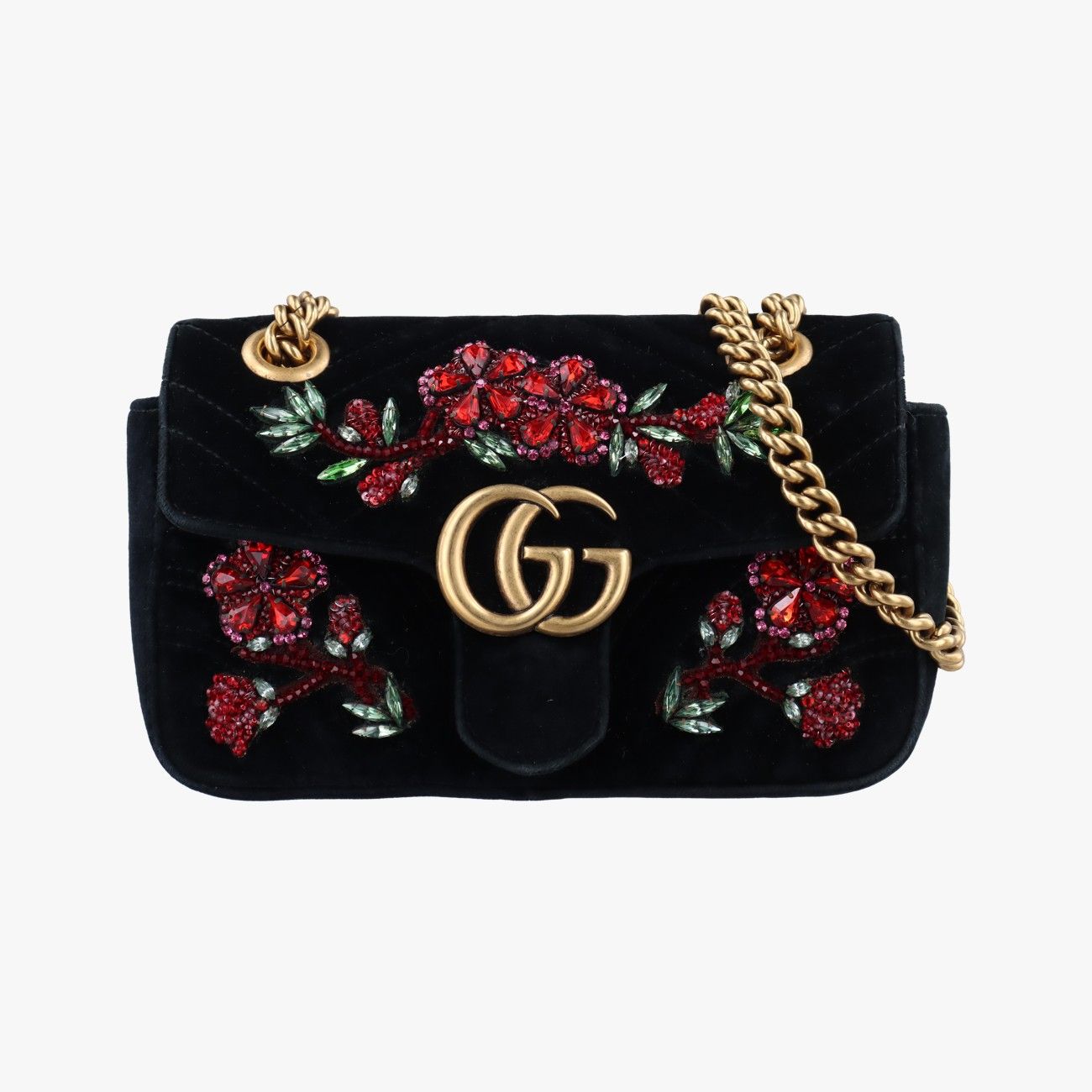 グッチGucciGGマーモントブラックベロア446744C023177462