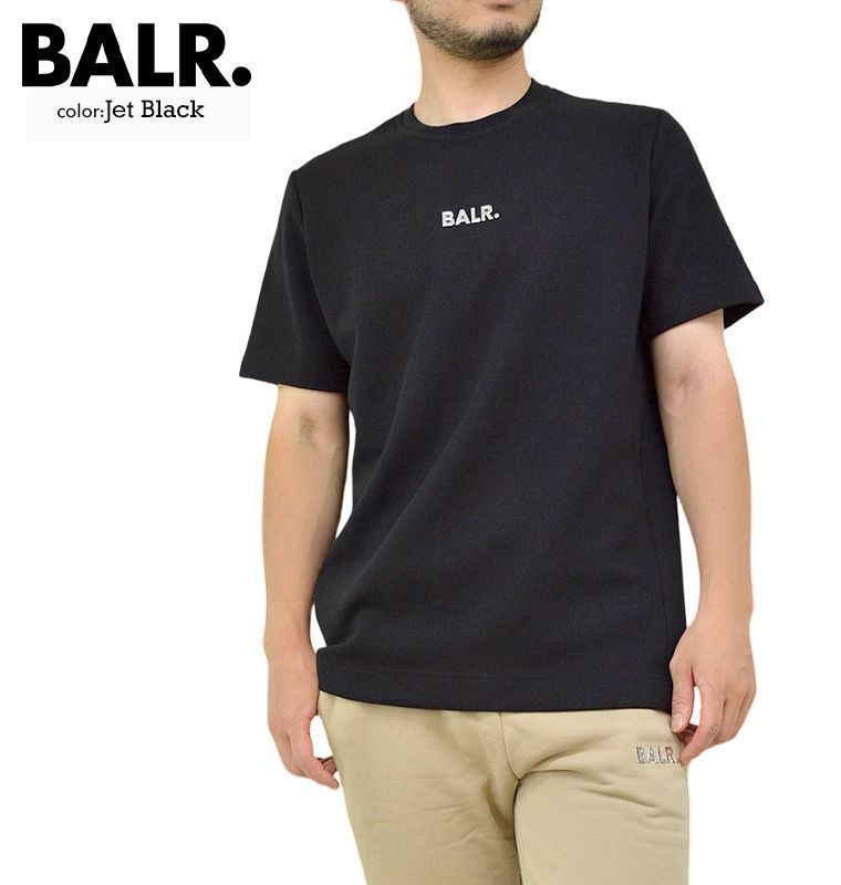 ★定番人気★【BALR.】Qシリーズ ロゴ入り 半袖Tシャツ BALR. ボーラー 半袖 Tシャツ Q-Series Regular Fit T-Shirt
