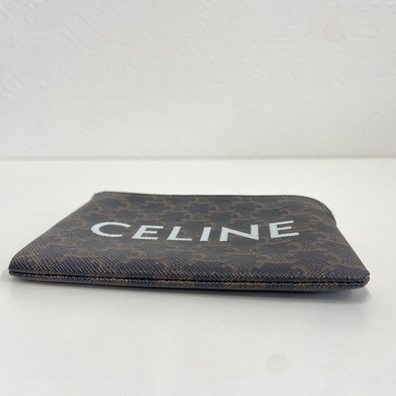 CELINE セリーヌ コインケース トリオンフ ブラック ロゴ