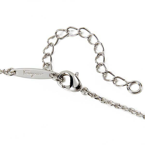 新品 FERRAGAMO 76 0131 696655 ネックレス (S) Ferragamo フェラガモ ネックレス レディース シルバー 76 0131