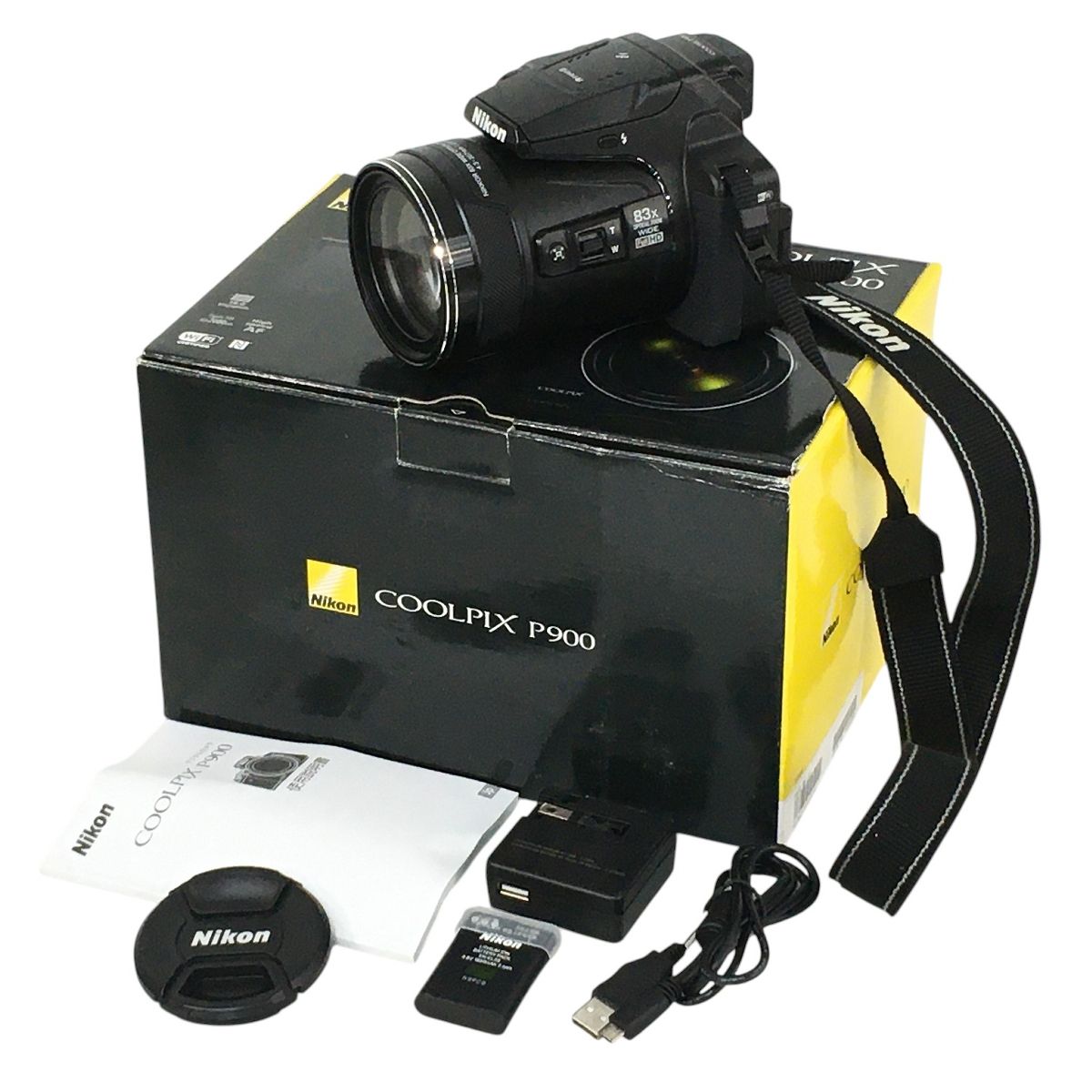 学ぶことの多い Nikon ニコン COOLPIX P900 NIKKOR 83X WIDE OPTICAL ZOOM ED VR 4.3-357mm F|2.8-6.5 デジタルカメラ N10515173 人気アイテムお得に購入！