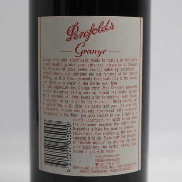 Penfolds（ペンフォールズ）グランジ BIN95 1997 14％ 750ml S24H050003 - メルカリ