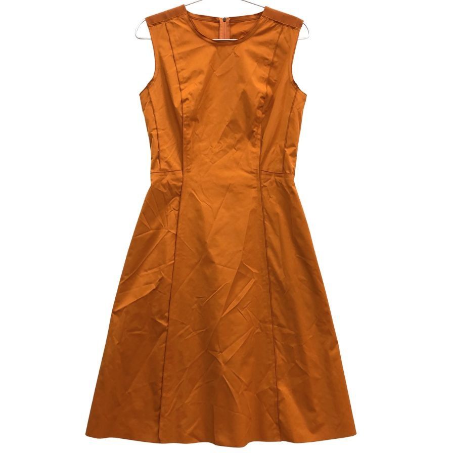 Foxy オレンジ　Newyork ワンピース　サイズ40 フォクシーニューヨーク オレンジ ノースリーブワンピース