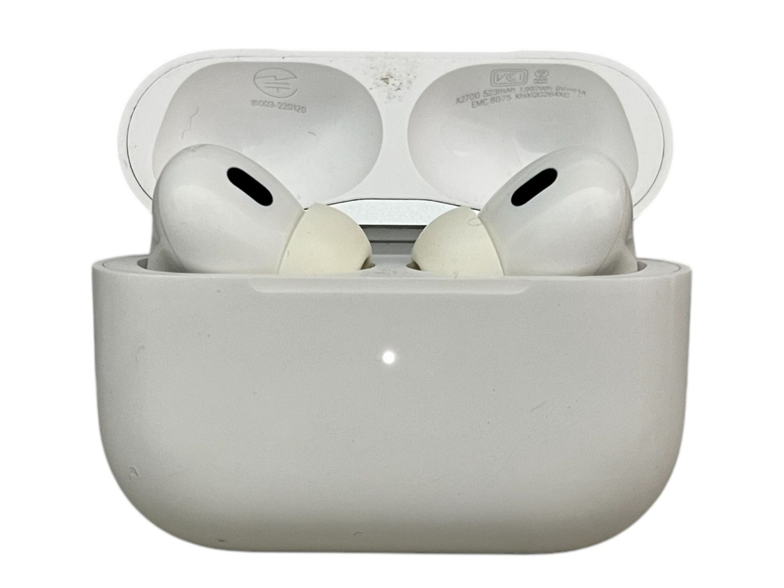 Apple アップル Air Pods Pro 第2世代 エアポッツ プロ ワイヤレスイヤホン ノイズキャンセリング MQD83J|A ホワイト 家電|065