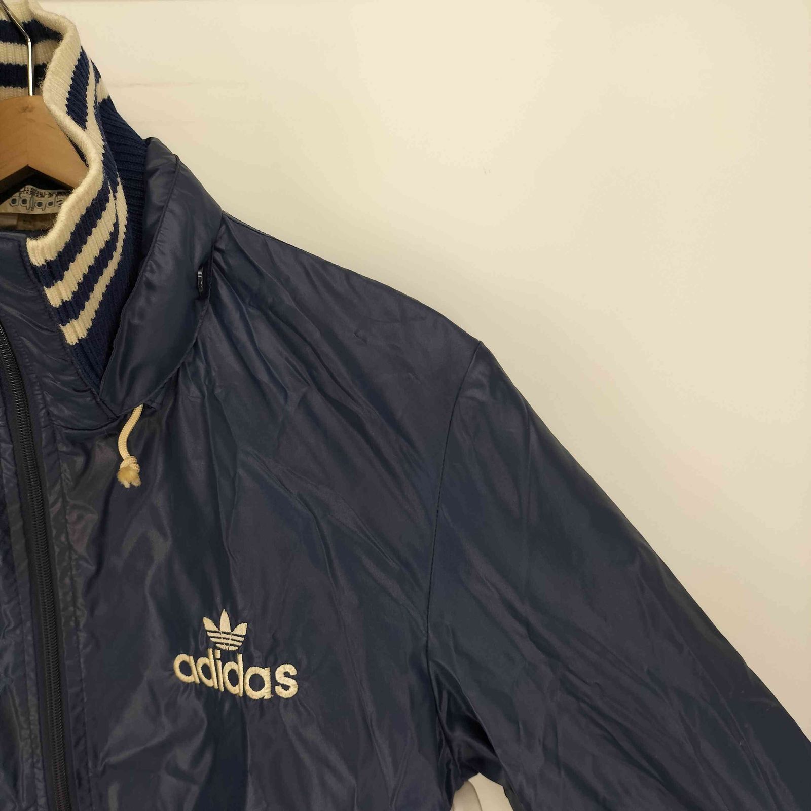 80s adidas デサント社製 ナイロンジャケット L トレフォイル-Louis