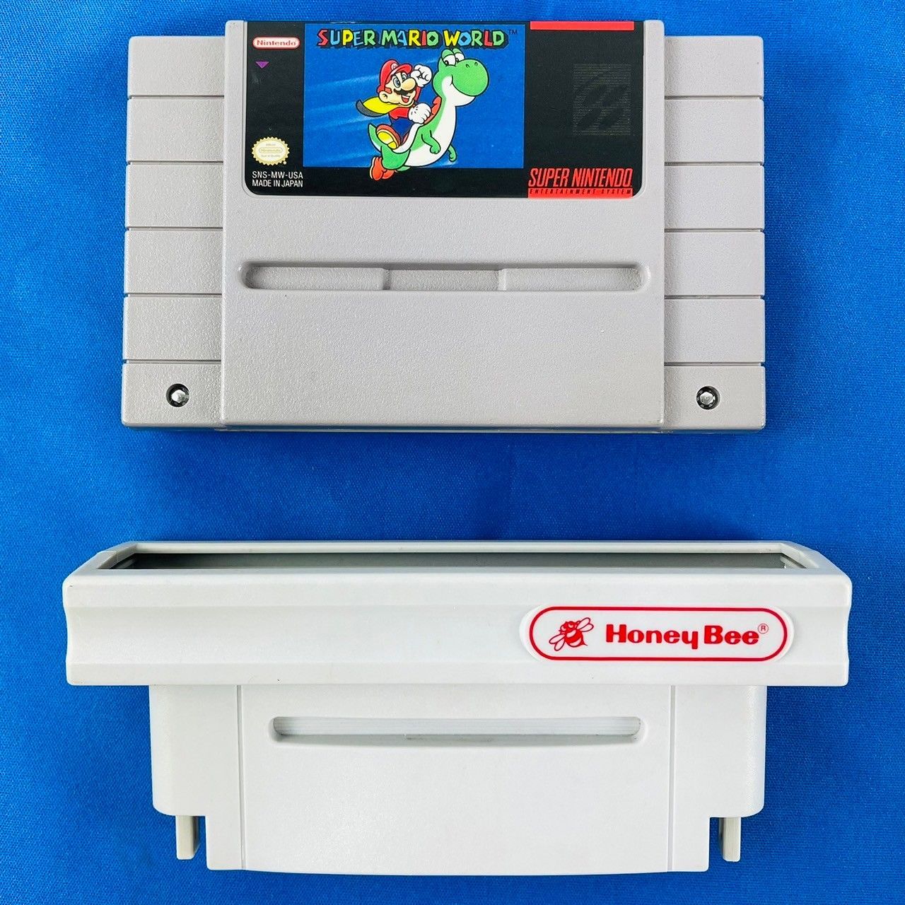 ◇【動作OK】 SFC スーパーマリオワールド Honey Bee 変換 コンバーター SNES SUPER NINTENDO  ENTERTAINMENT SYSTEM ソフト SNS-MW-USA スーファミ スーパーファミコン 海外版 - メルカリ