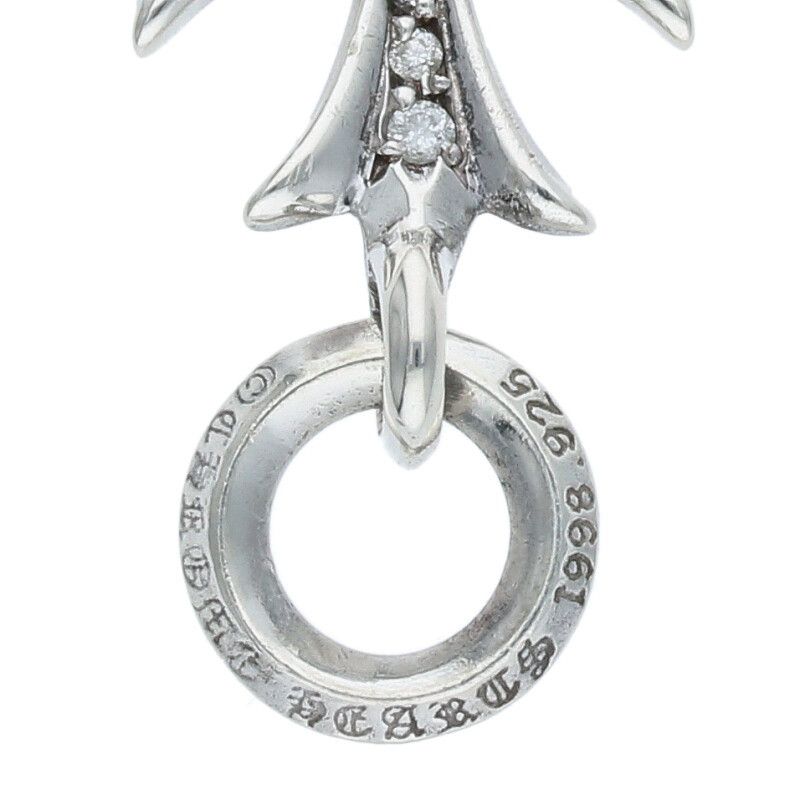 クロムハーツ TINY CH CROSS/タイニーCHクロス チャーム/シルバー