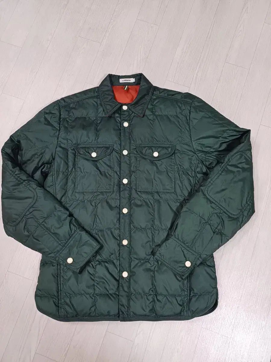 J LINDEBERG J.LINDEBERG J.リンドバーグ ゴルフ グリーン キルト シャツ ジャケット M サイズ