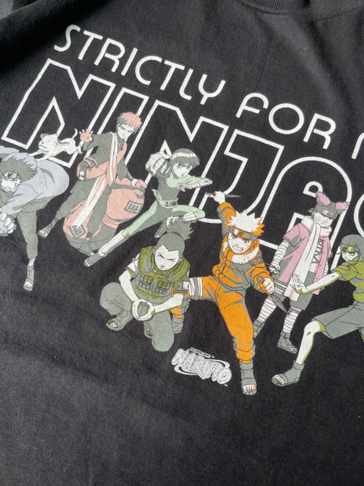 00s NARUTO NINJAS T- shirt ナルト 我愛羅 シカマル ナルト