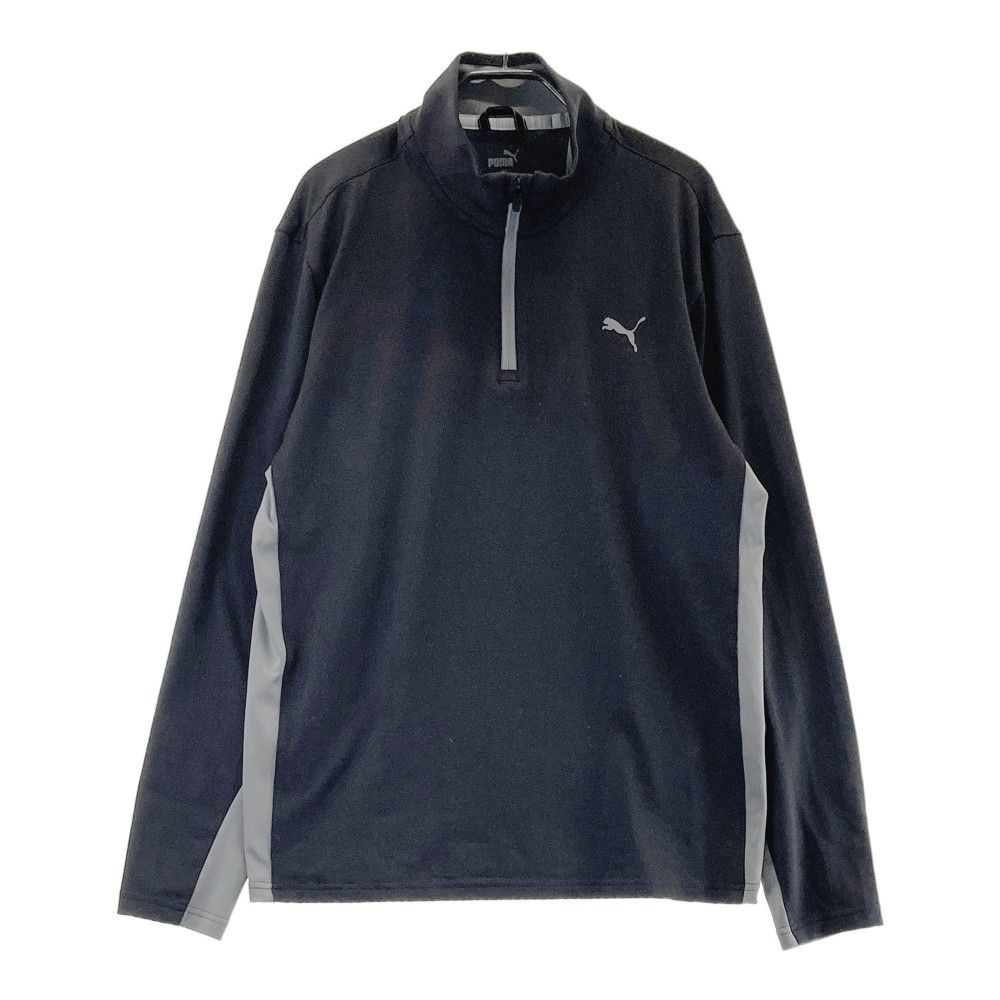 プーマ PUMA 長袖シャツ ハーフジップ ゴルフウェア ブラック Mサイズ プーマ PUMA 長袖シャツ ハーフジップ ゴルフウェア ブラック M