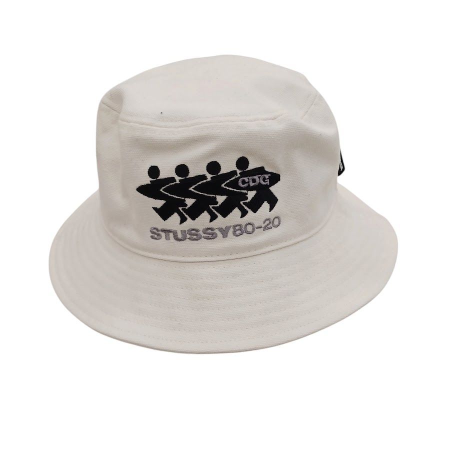 STUSSY CDG Canvas Bucket Hat スチューシー コムデギャルソン