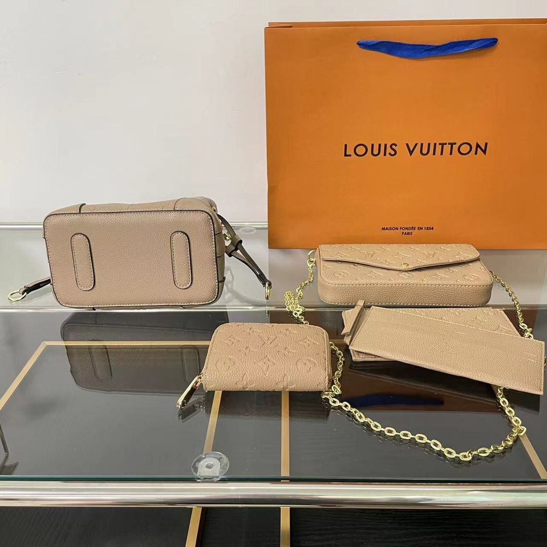 限界価格 LOUIS VUITTON ルイヴィトン ショルダーバッグ ハンドバッグ 財布 3点セットバッグ - メルカリ