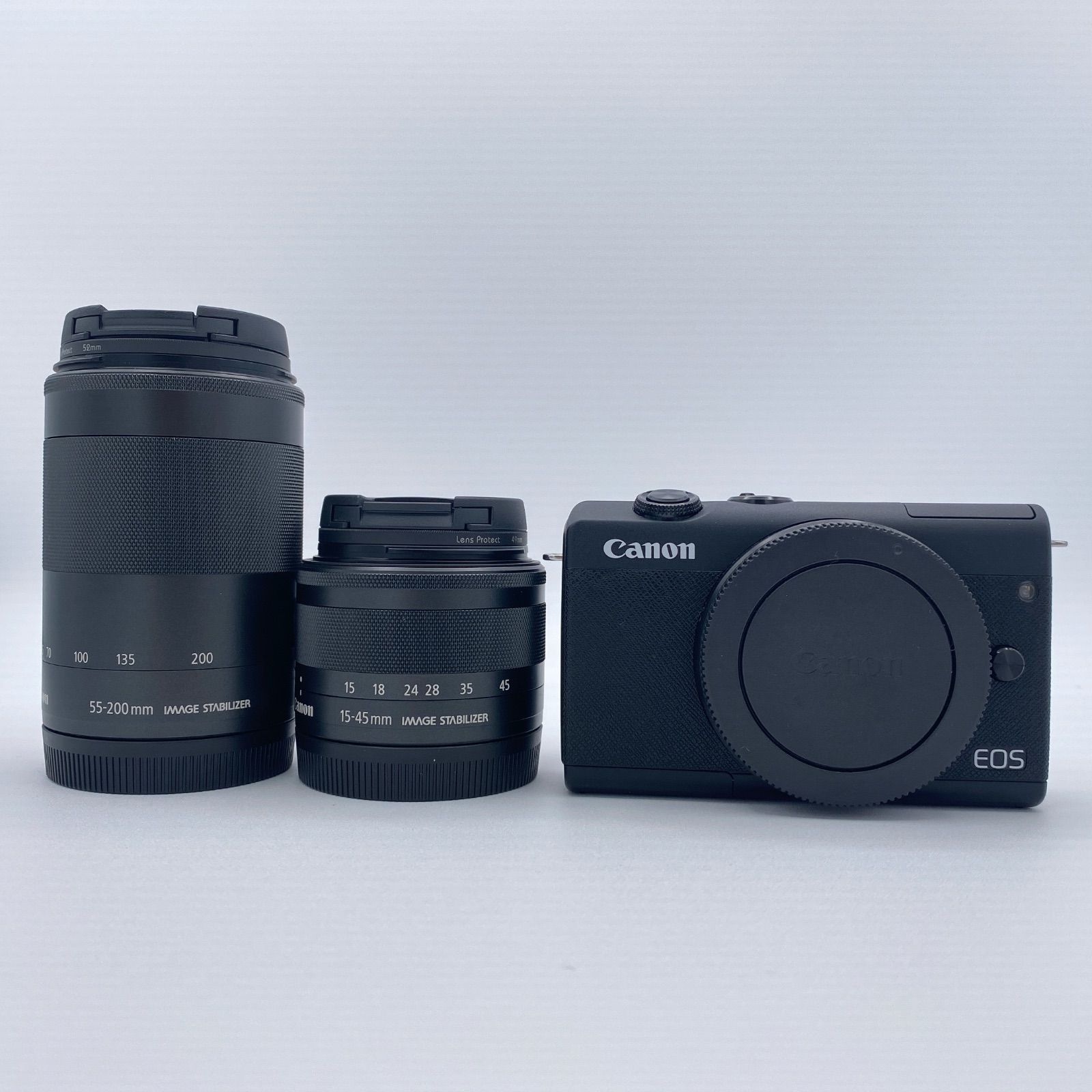 CANON EOS M200ミラーレス一眼レフカメラ 単焦点ダブルレンズキット