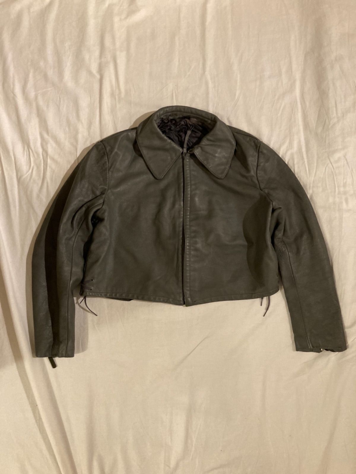 70's ヴィンテージ ドイツ軍 サブマリンレザージャケット - メルカリ