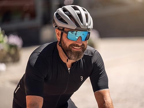 BBB ビービービー サングラス BBB フルビュー HC ブルーミラー マットホワイト BSG-70 スポーツサングラス サングラス アイウェア 自転車 BBB(ビービービー) スポーツサングラス フルビューHC BSG-70