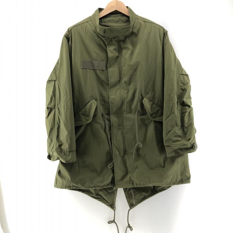 【中古】HOUSTON 3WAY M-65 PARK size:XS カーキ　ヒューストン[24]